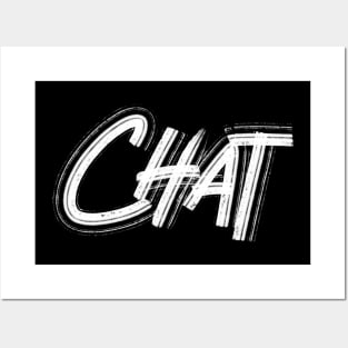 Chat Handwritten Series Posters and Art